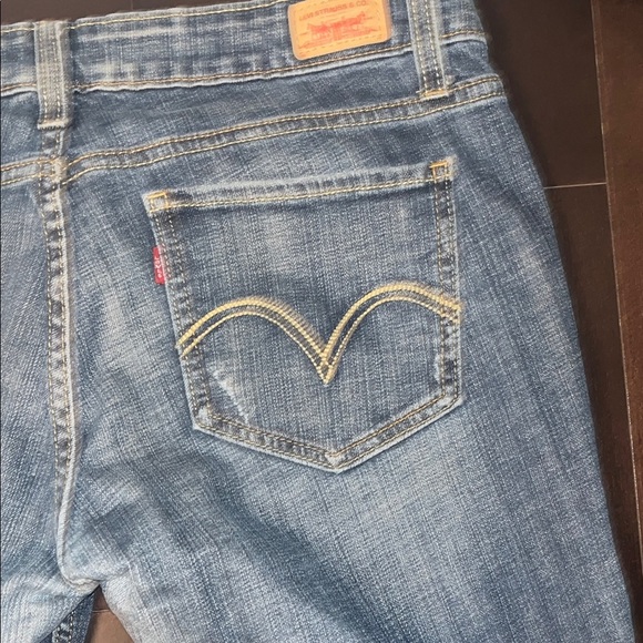 Levis 524 size 11 Medium Classic Blue Denim Jeans for Women - Picture 5 of 9